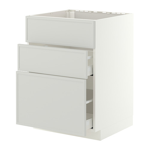 METOD/MAXIMERA base cab f sink+3 fronts/2 drawers
