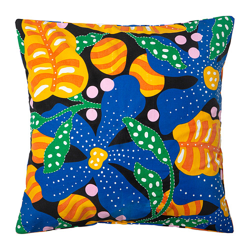 MÄVINN - 靠枕套, 彩色/花朵圖形, 50x50 公分 | IKEA 線上購物 - PE981721_S4