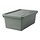 SOCKERBIT - storage box with lid, grey-green | IKEA Taiwan Online - PE835629_S1