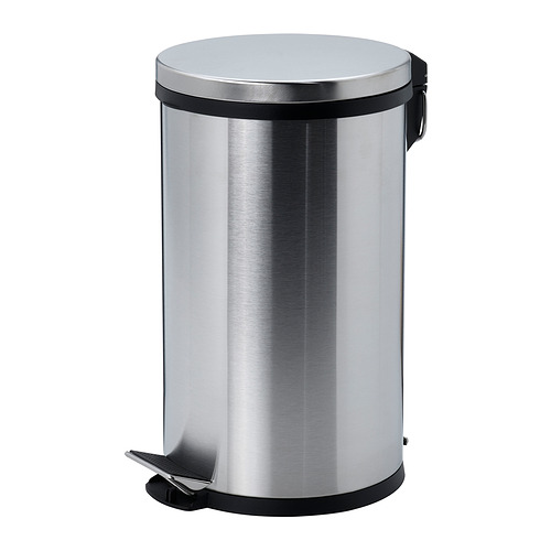 SNÖRPA - pedal bin, stainless steel, 5 l | IKEA Taiwan Online - PE835656_S4
