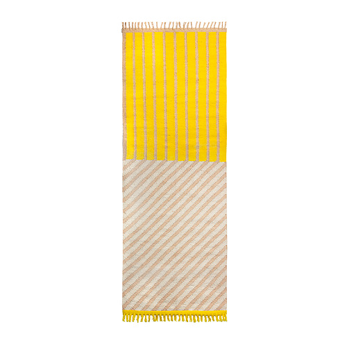 MÄVINN - 平織地毯, 黃色/條紋, 70x200 公分 | IKEA 線上購物 - PE981737_S4