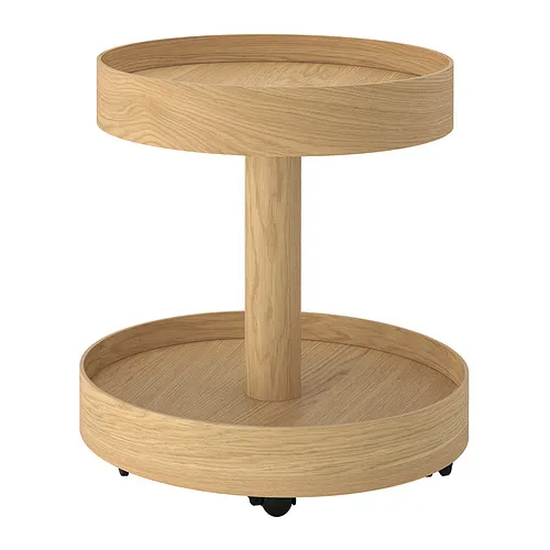 STOCKHOLM 2025 - 活動邊桌, 實木貼皮, 橡木 | IKEA 線上購物 - PE981782_S4