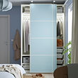 PAX/MEHAMN wardrobe with sliding doors
