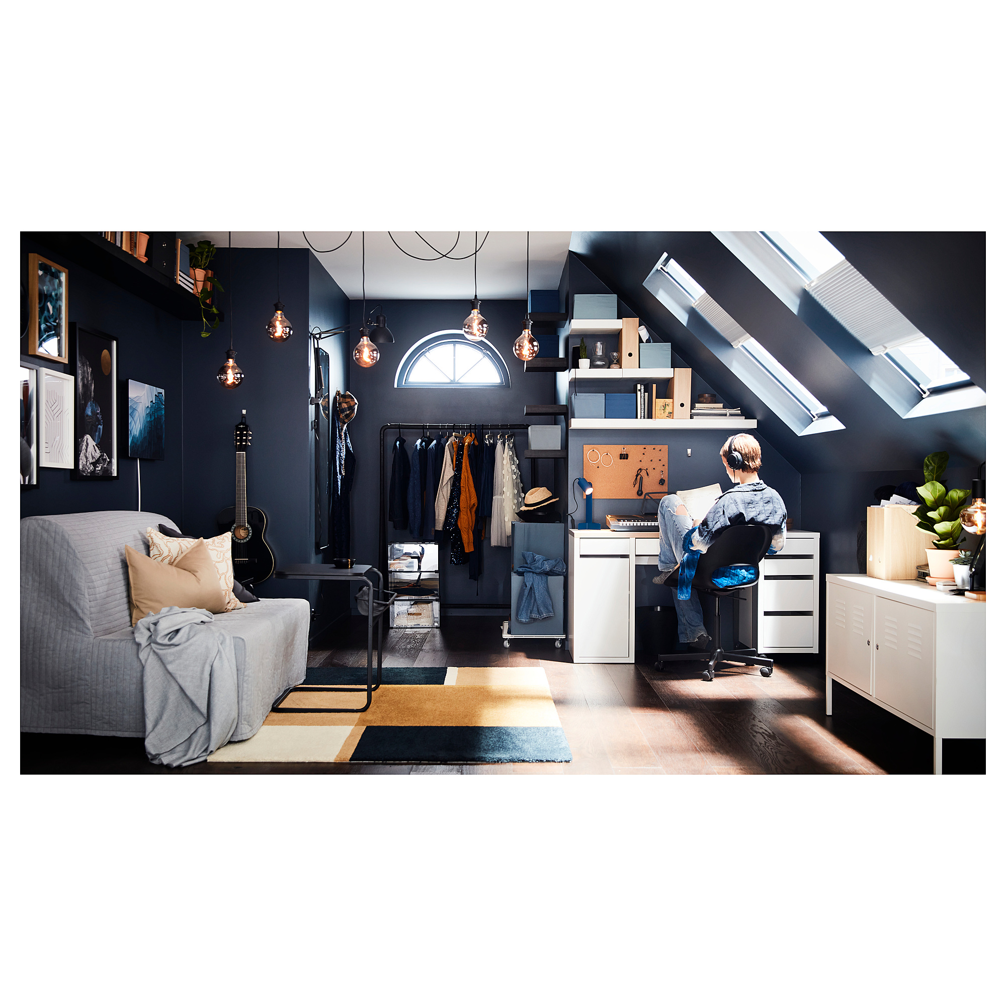LYCKSELE MURBO 2-seat sofa-bed