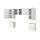 PLATSA - wardrobe with 7 doors+6 drawers, white/Fonnes white | IKEA Taiwan Online - PE776696_S1