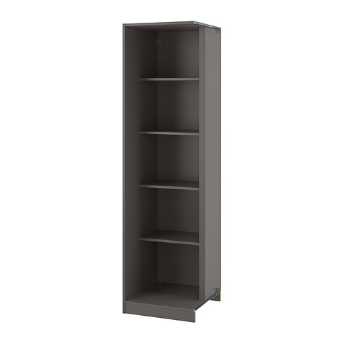PAX add-on corner unit with 4 shelves