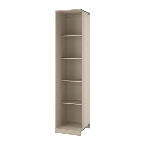 PAX add-on corner unit with 4 shelves