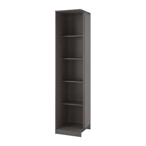 PAX add-on corner unit with 4 shelves