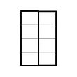 PAX - 滑門框附軌道, 黑色, 150x236 公分 | IKEA 線上購物 - PE835741_S2 