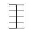 PAX - 滑門框附軌道, 黑色, 150x236 公分 | IKEA 線上購物 - PE835741_S2 