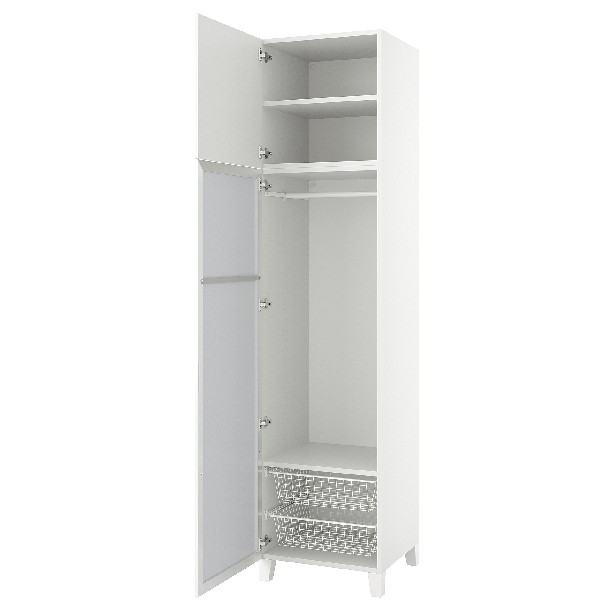 PLATSA wardrobe with 2 doors