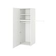 PLATSA wardrobe with 2 doors
