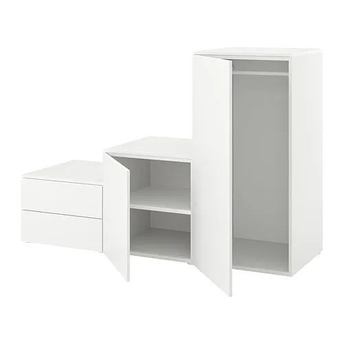 PLATSA - 2門2抽衣櫃/衣櫥, 白色/Fonnes 白色, 180x57x123 公分 | IKEA 線上購物 - PE835801_S4