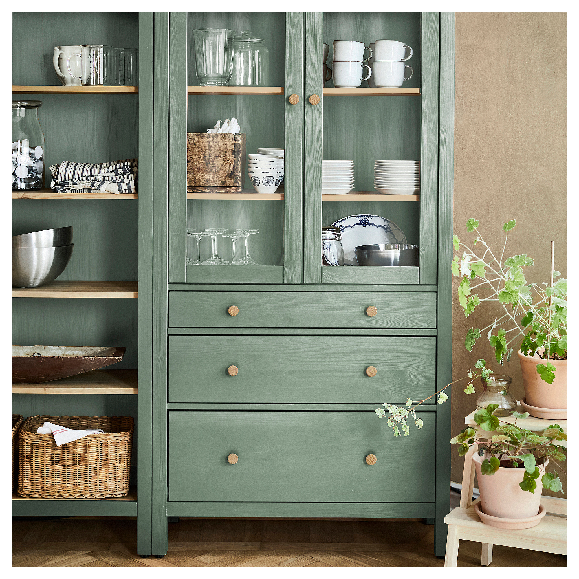 HEMNES 收納組合附門/抽屜