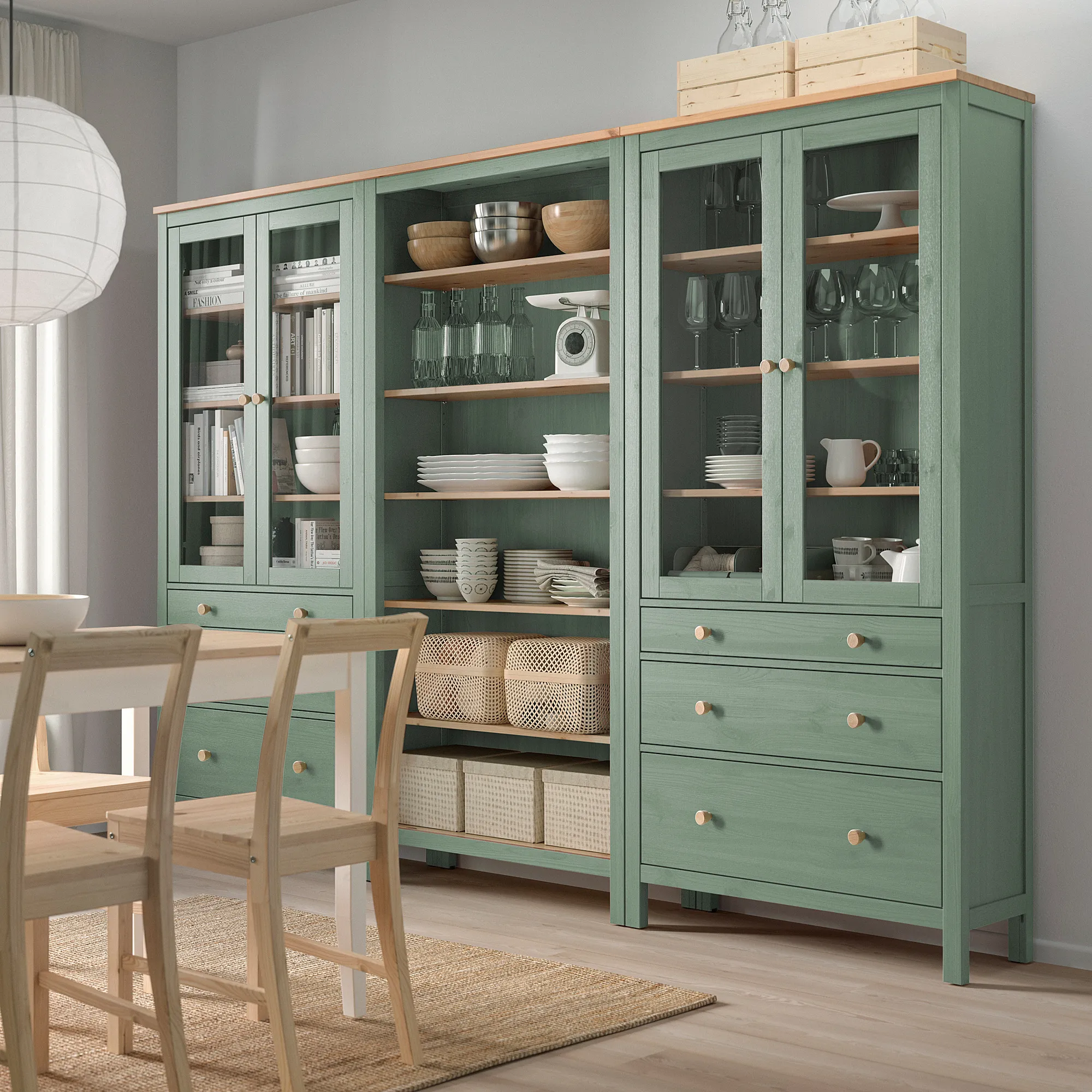 HEMNES 收納組合附門/抽屜