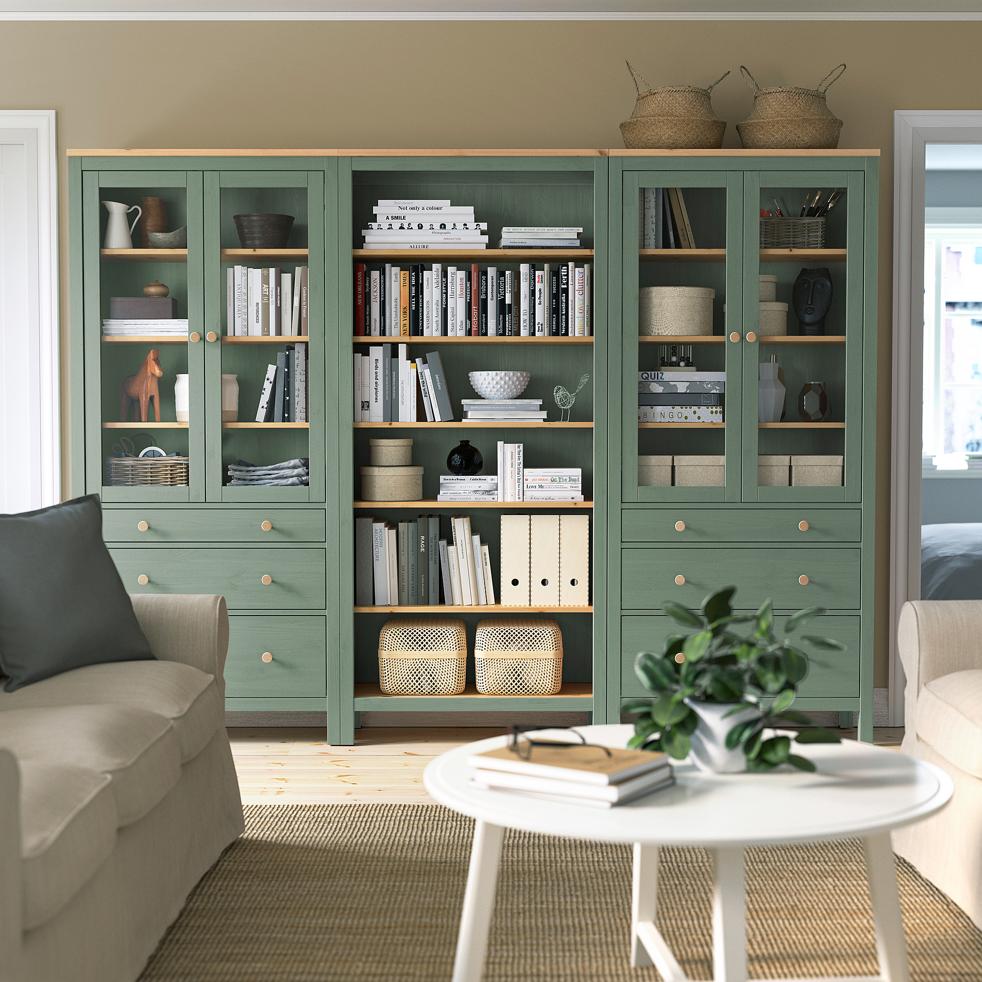 HEMNES 收納組合附門/抽屜