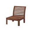 ÄPPLARÖ - one-seat section, outdoor, brown stained | IKEA Taiwan Online - PE737002_S2 
