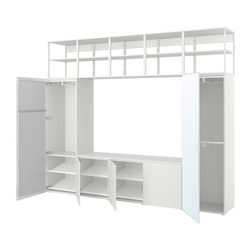 PLATSA wardrobe with 5 doors