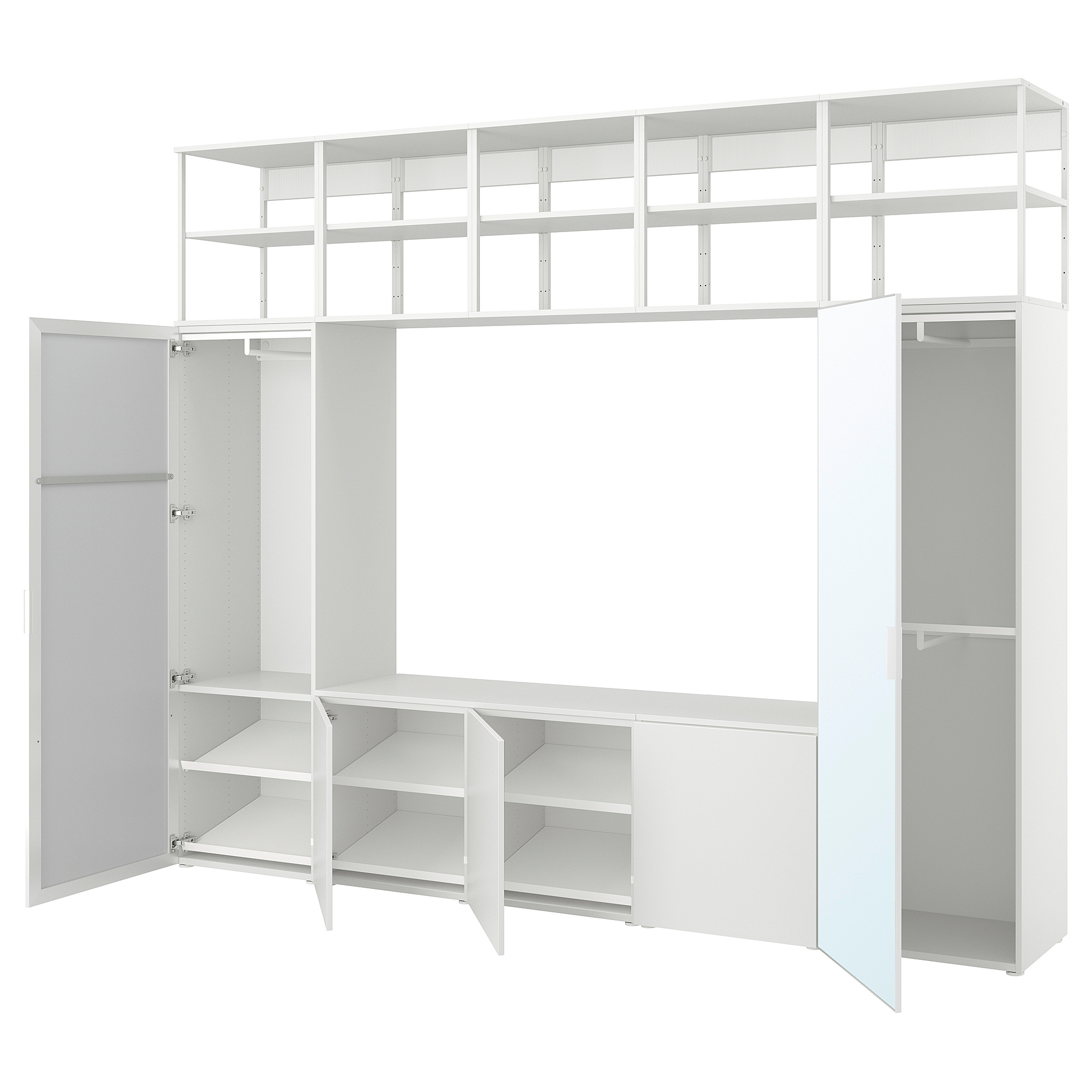 PLATSA wardrobe with 5 doors