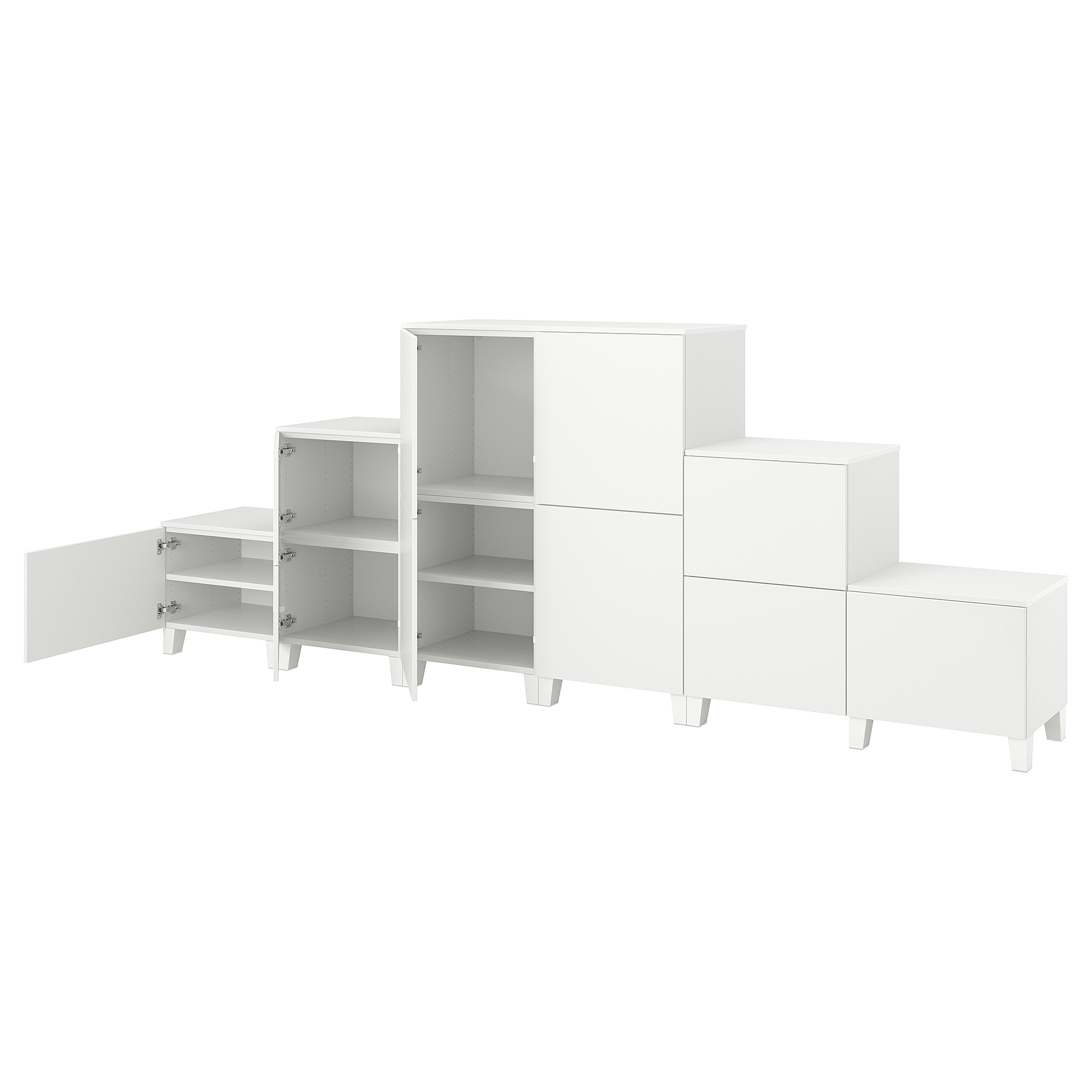 PLATSA wardrobe w 10 doors