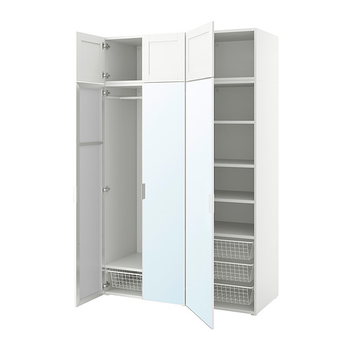 PLATSA wardrobe w 6 doors