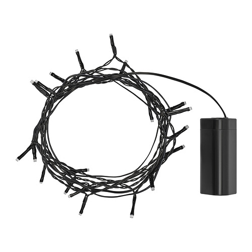 GETKÅL - LED lighting chain, adjustable colour battery-operated/outdoor, 4.5 m | IKEA Taiwan Online - PE981884_S4