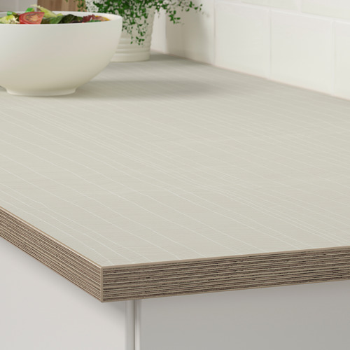 EKBACKEN - worktop, matt beige/patterned laminate | IKEA Taiwan Online - PE737076_S4
