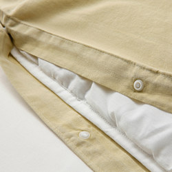 ÄNGSLILJA - quilt cover and pillowcase, light grey-beige | IKEA Taiwan Online - PE790728_S3