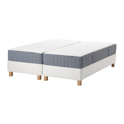 ESPEVÄR/VALEVÅG - divan bed, white/firm/extra firm light blue | IKEA Taiwan Online - PE790383_S4