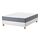 ESPEVÄR/VALEVÅG - divan bed, white/extra firm light blue | IKEA Taiwan Online - PE790384_S1