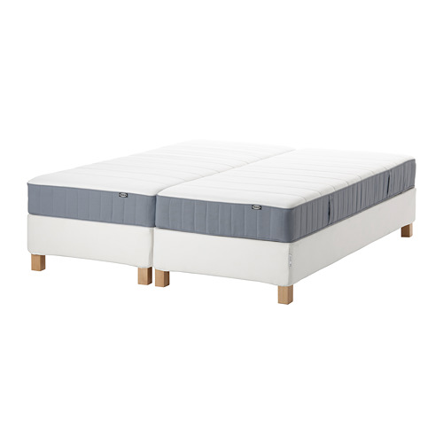 ESPEVÄR/VESTERÖY - divan bed, white/firm/extra firm light blue | IKEA Taiwan Online - PE790392_S4