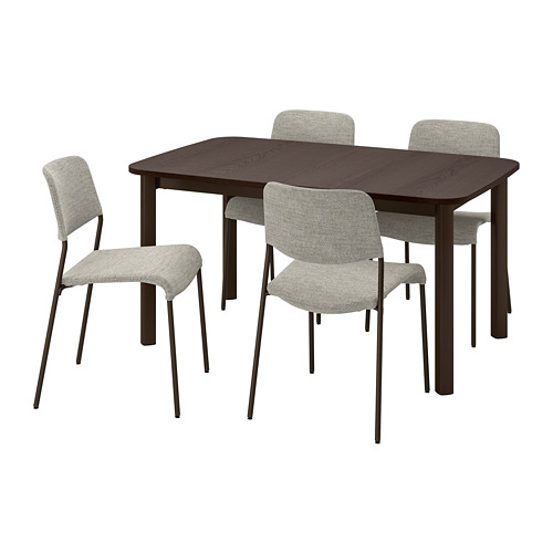 STRANDTORP/UDMUND - table and 4 chairs, brown/Viarp beige/brown | IKEA Taiwan Online - PE790416_S4