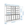 HAVSTA storage combination w glass doors