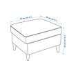 STRANDMON armchair and footstool