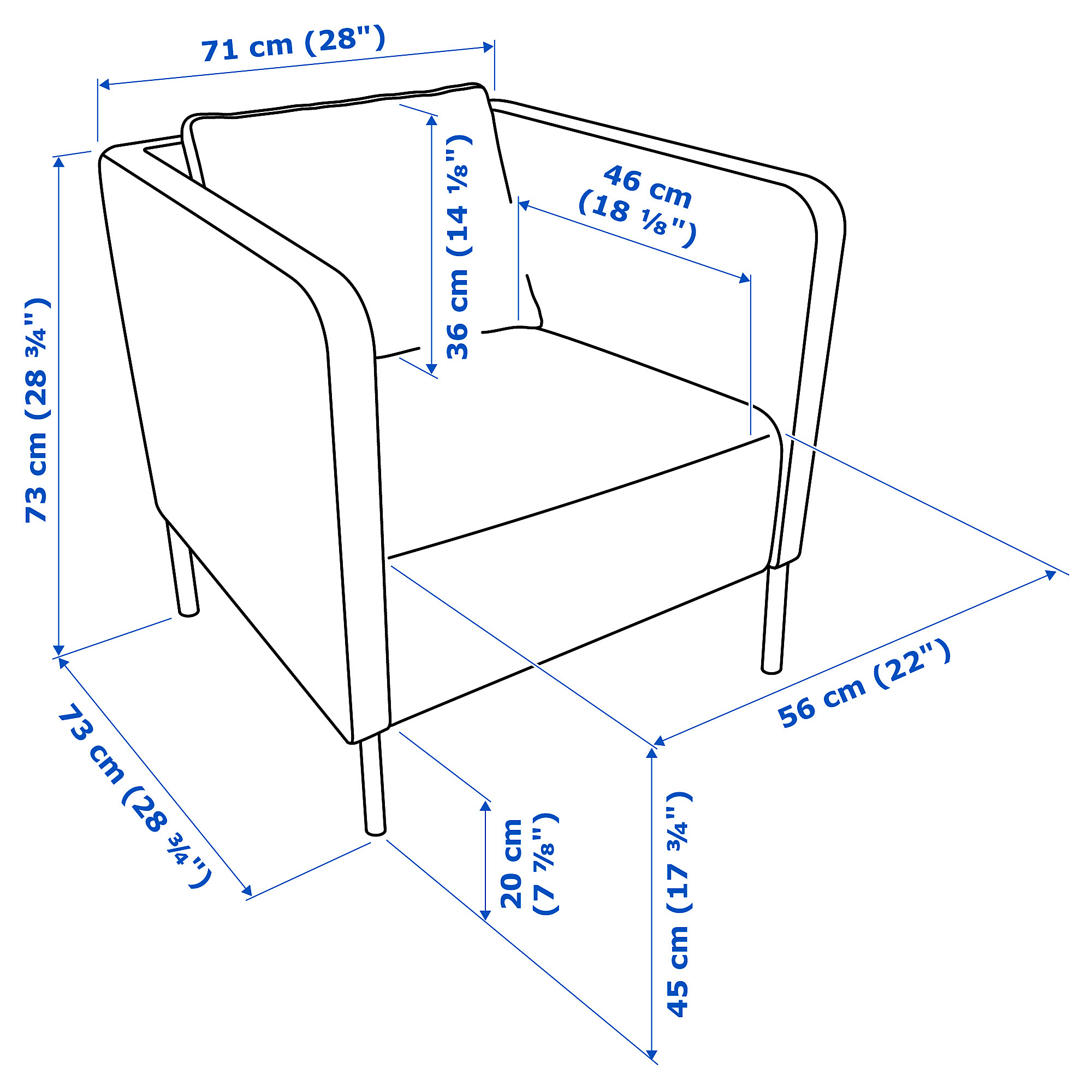 EKERÖ armchair