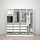 PAX/REINSVOLL/VIKEDAL - wardrobe combination, white/grey-beige mirror glass | IKEA Taiwan Online - PE776774_S1