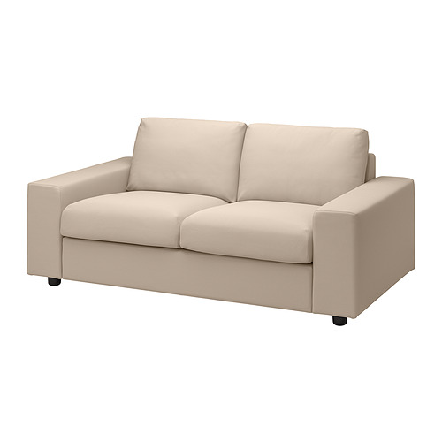 VIMLE - cover for 2-seat sofa, with wide armrests/Hallarp beige | IKEA Taiwan Online - PE836074_S4