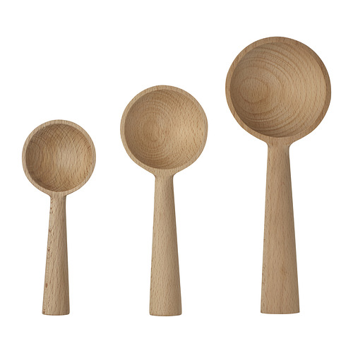 FLODNEJONÖGA - spoon, set of 3, wood | IKEA Taiwan Online - PE982129_S4