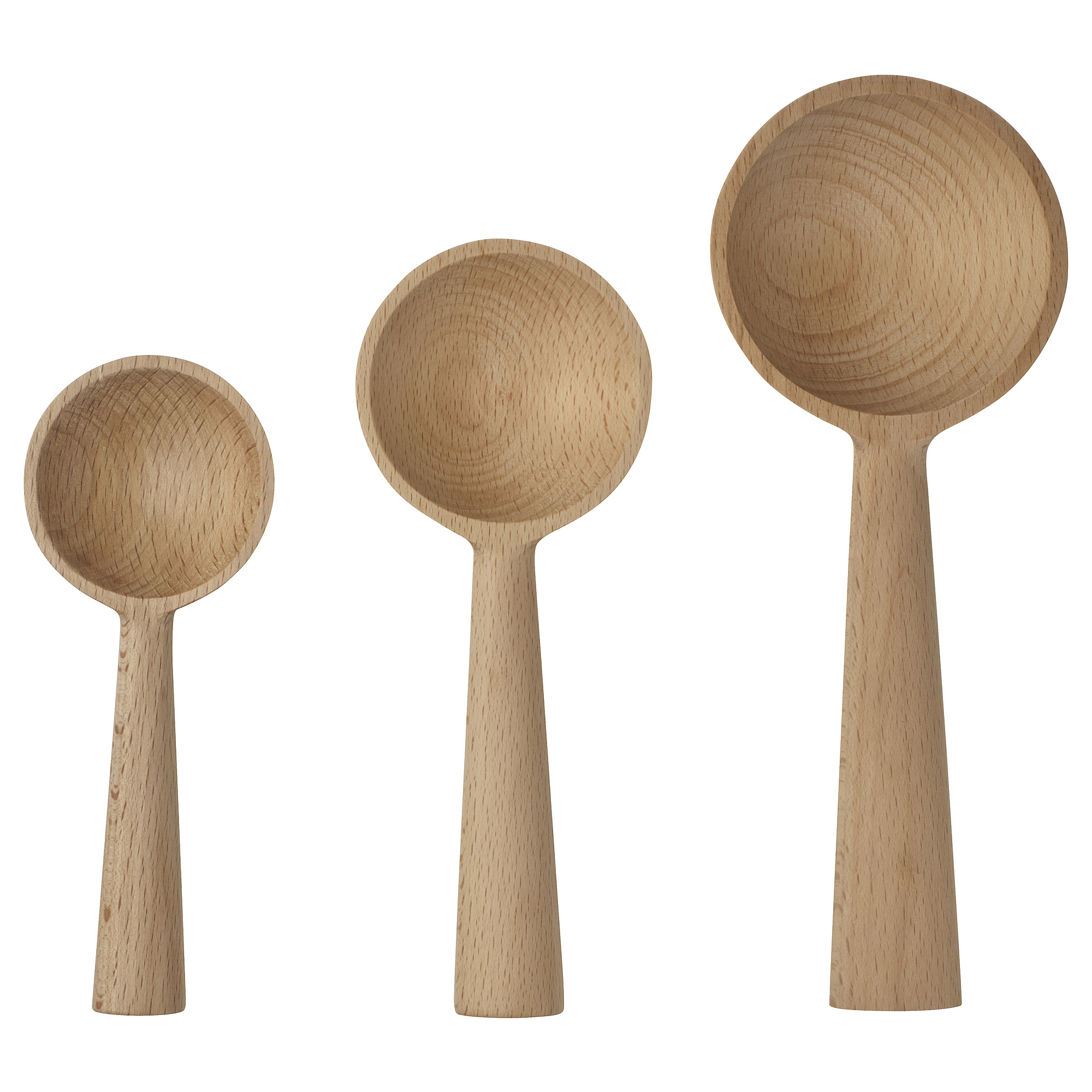 FLODNEJONÖGA spoon, set of 3