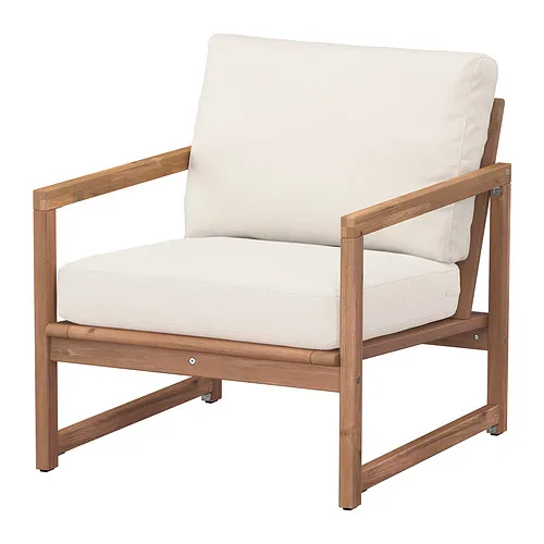 NÄMMARÖ - 戶外躺椅, 淺棕色/Frösön/Duvholmen米色 | IKEA 線上購物 - PE982011_S4