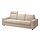 VIMLE - 3-seat sofa, with headrest with wide armrests/Hallarp beige | IKEA Taiwan Online - PE836089_S1