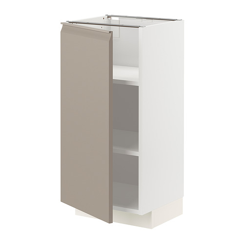 METOD base cabinet with shelves