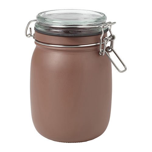 KORKEN - jar with lid, brown-red, 1 l | IKEA Taiwan Online - PE945426_S4