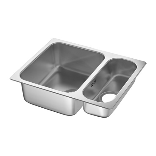 HILLESJÖN - 1 1/2 槽水槽, 不鏽鋼, 58x46 公分 | IKEA 線上購物 - PE584475_S4