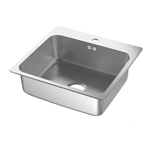 LÅNGUDDEN - 嵌入式單槽水槽, 不鏽鋼, 56x53 公分 | IKEA 線上購物 - PE584499_S4