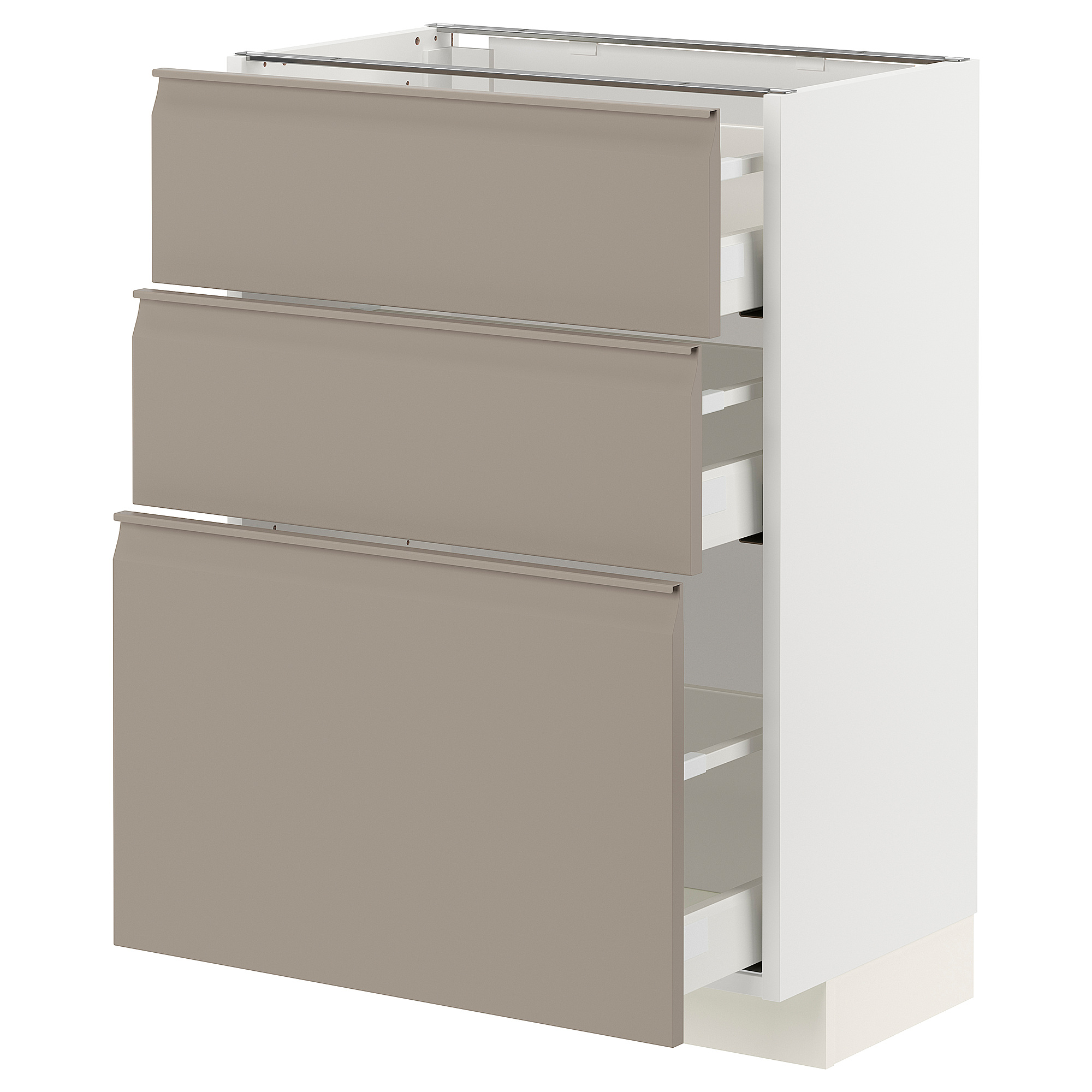 METOD/MAXIMERA base cabinet with 3 drawers