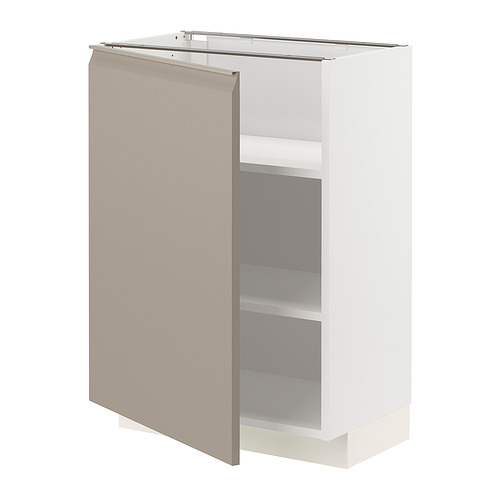 METOD base cabinet with shelves