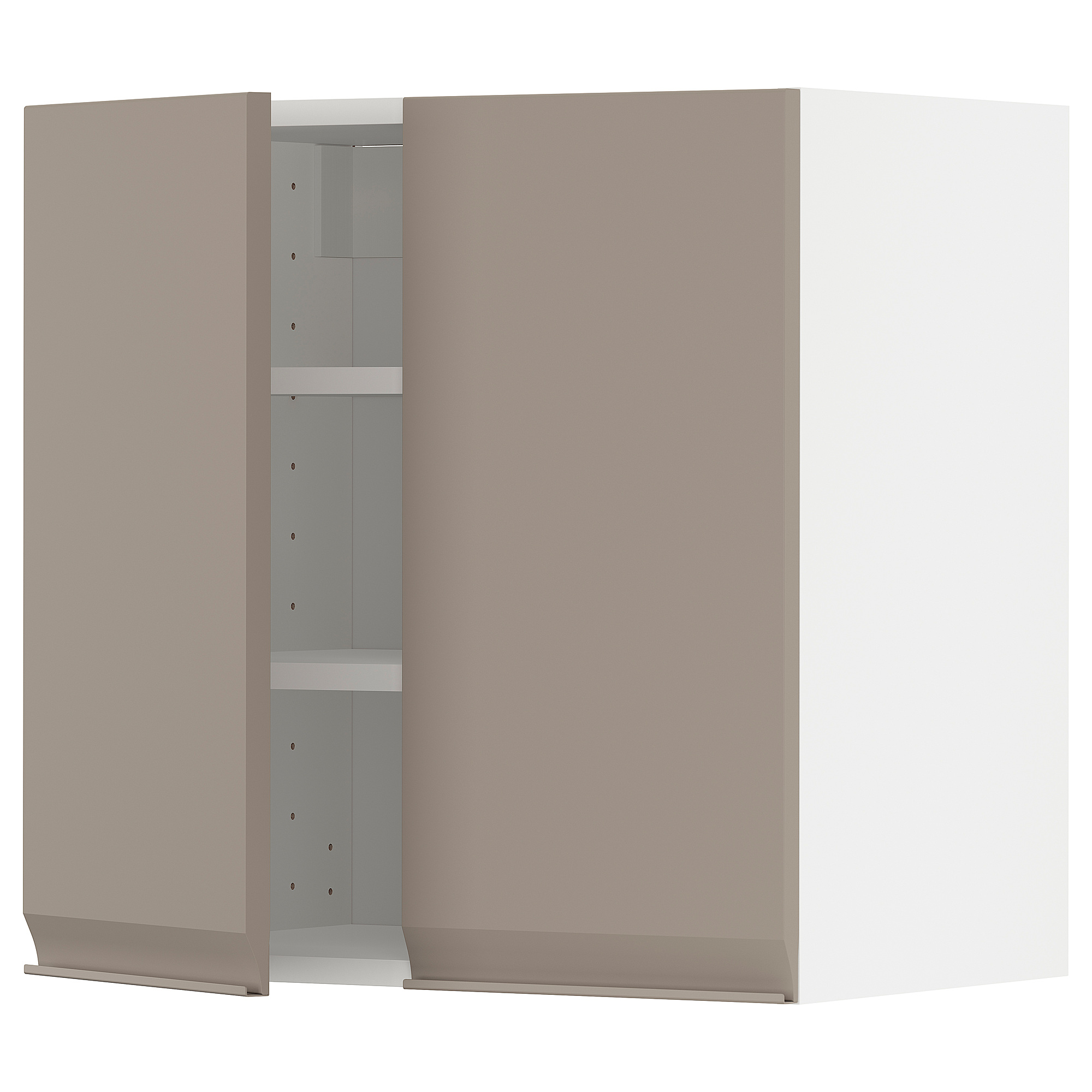 METOD wall cabinet with shelves/2 doors