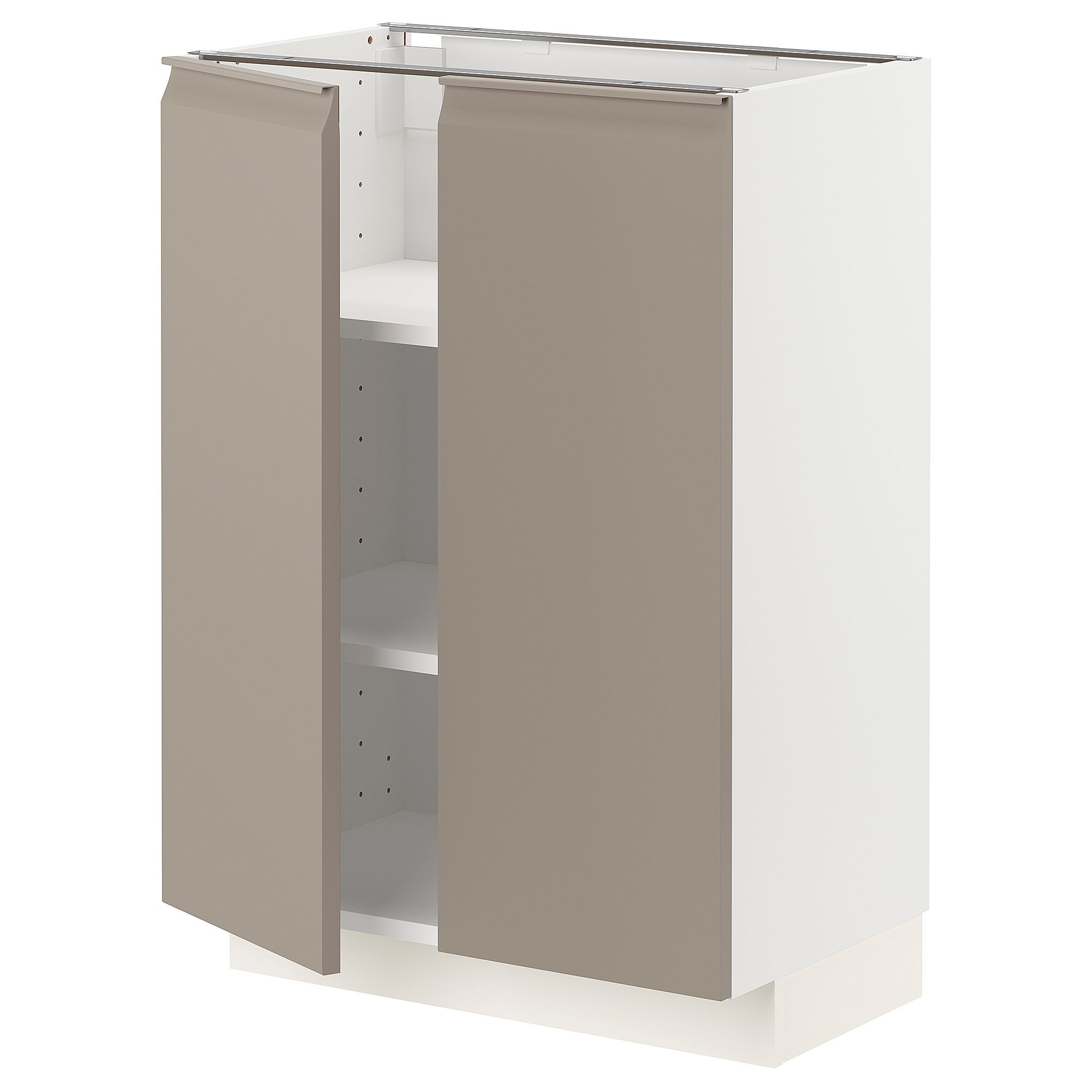 METOD base cabinet with shelves/2 doors