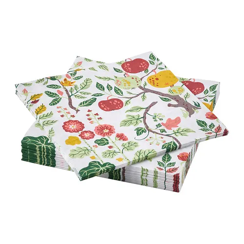 HAVSBRAXEN - 餐巾紙, 具圖案 彩色, 33x33 公分 | IKEA 線上購物 - PE982036_S4